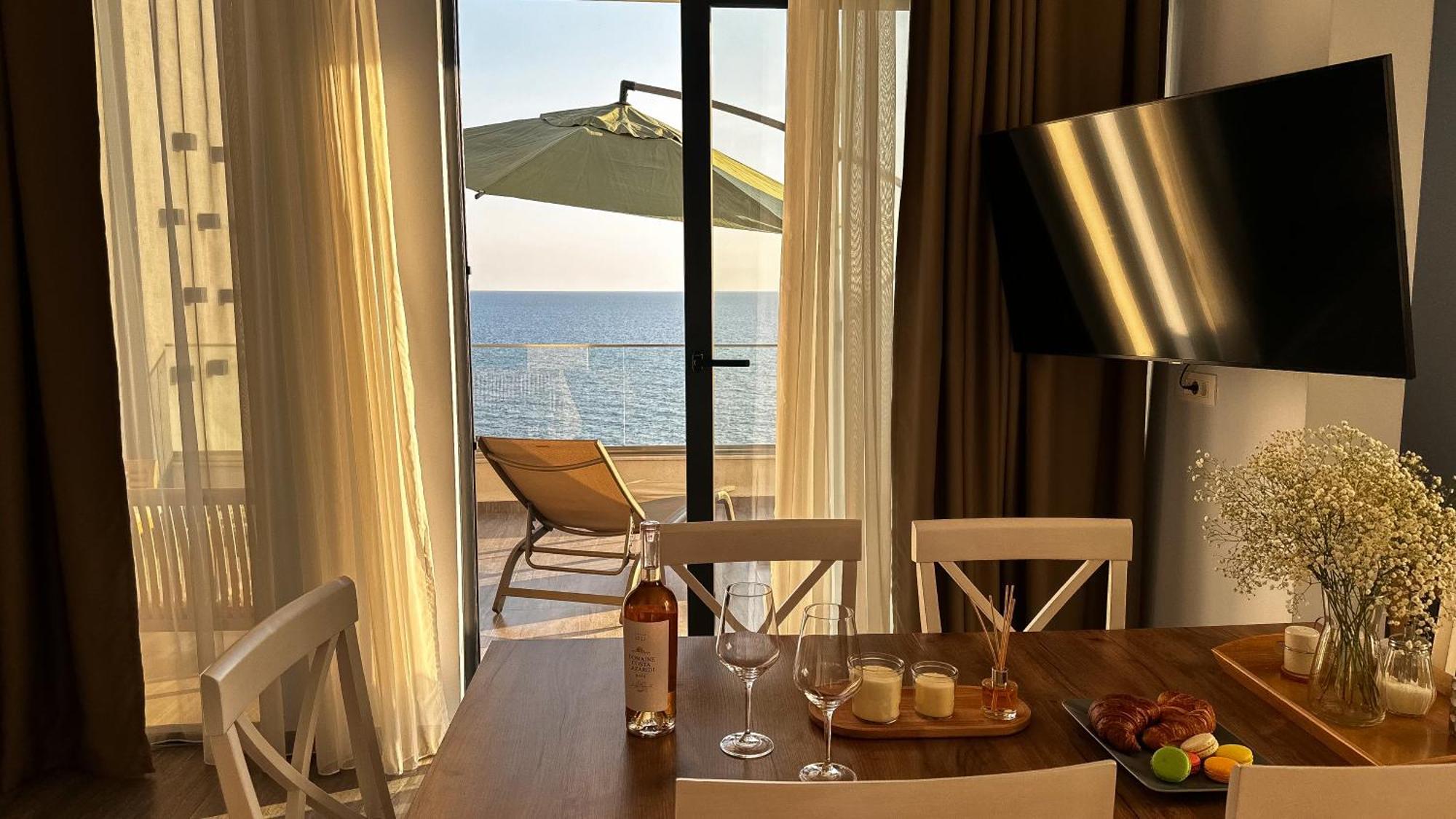 Lux Apartments Pinctada Dobra Voda Bagian luar foto